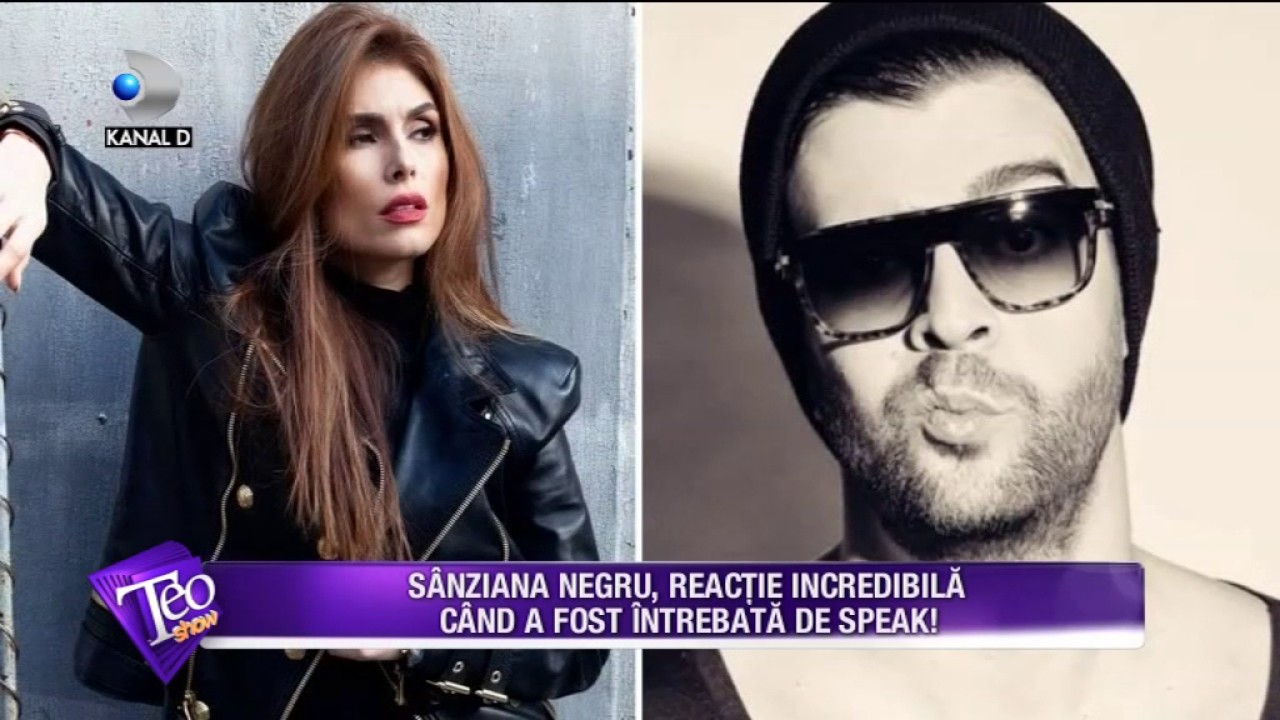 Teo Show (09.03.2017) - Sanziana Negru, reactie incredibila cand a fost intrebata de Speak
