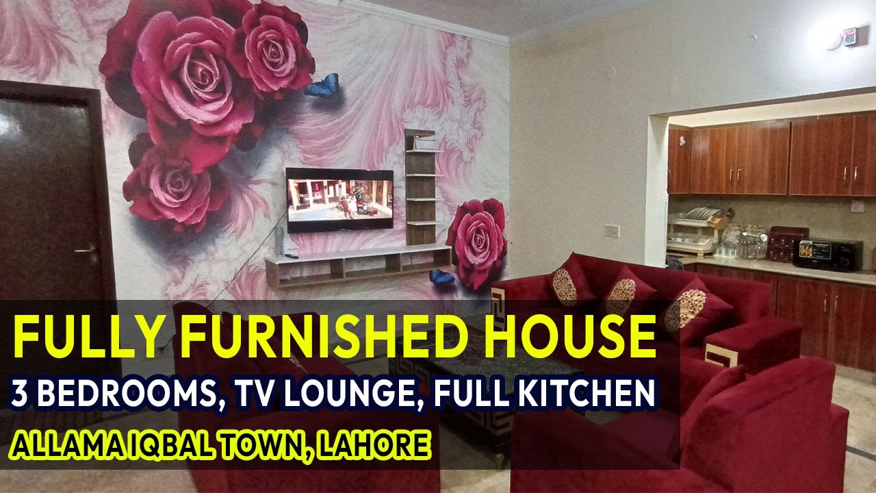Fully Furnished 3 Bedrooms 1st Floor House at the Prime Location Lahore