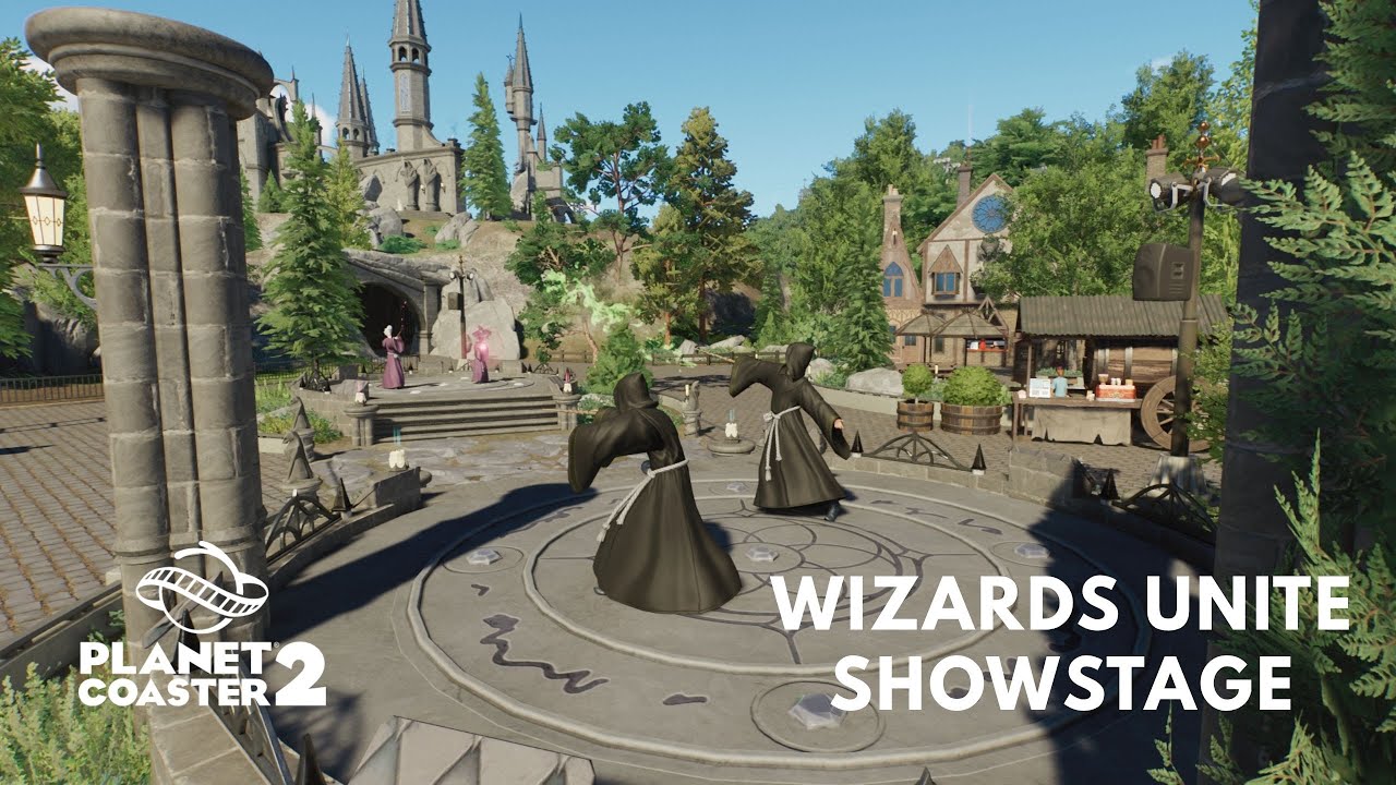 Planet Coaster 2: Wizards Unite, шоу-сцена (Проект Уиллоу Гроув — Расширение парка, часть 9)