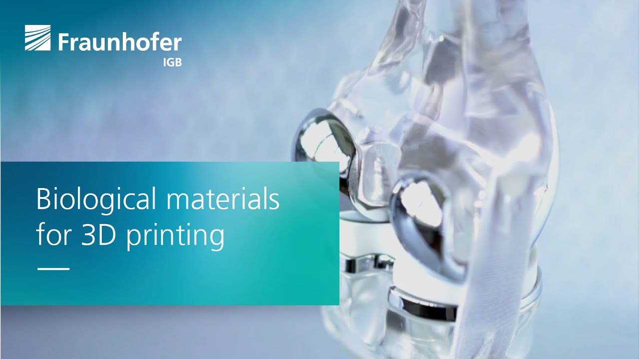 Biological materials for 3D printing