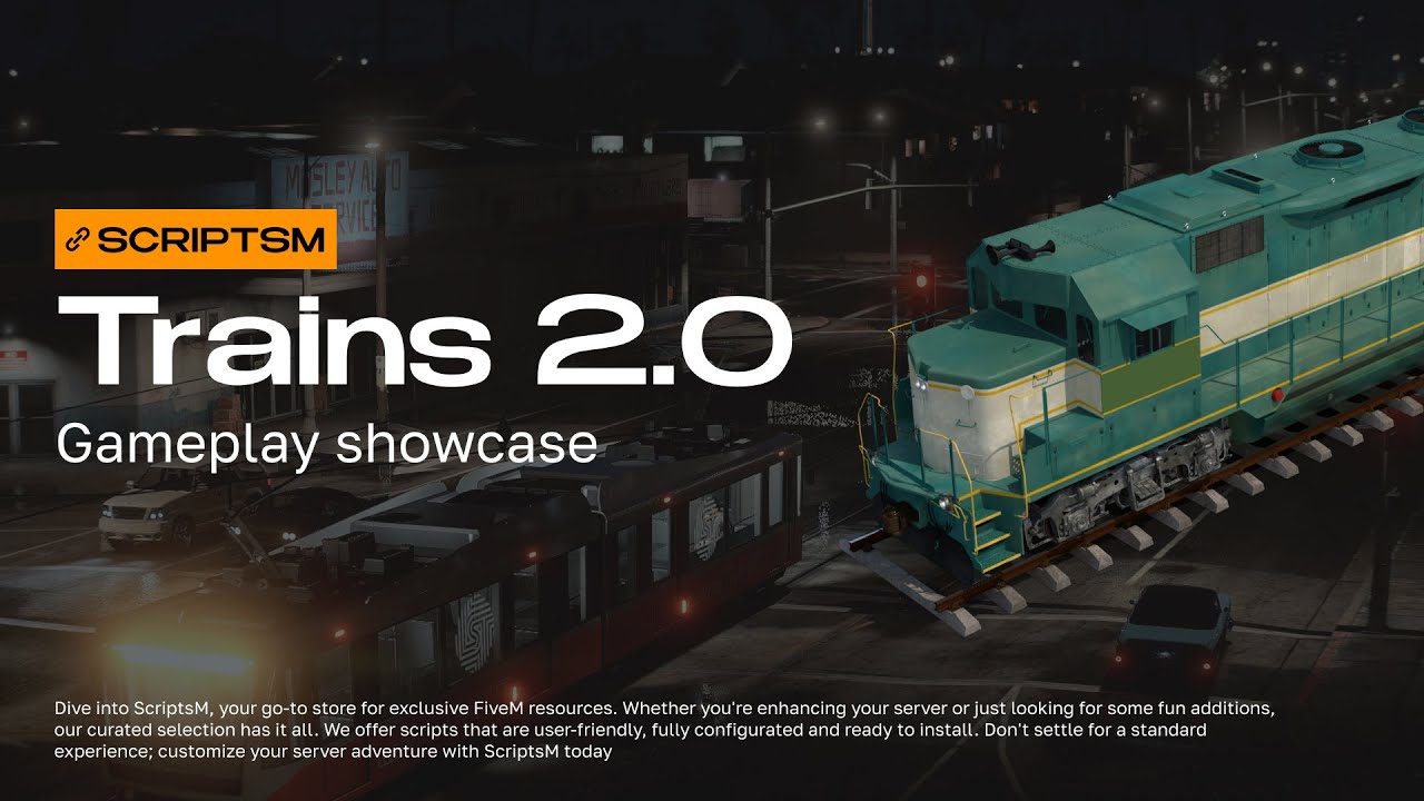 TRAINS 2.0 | Gameplay showcase | FiveM Script