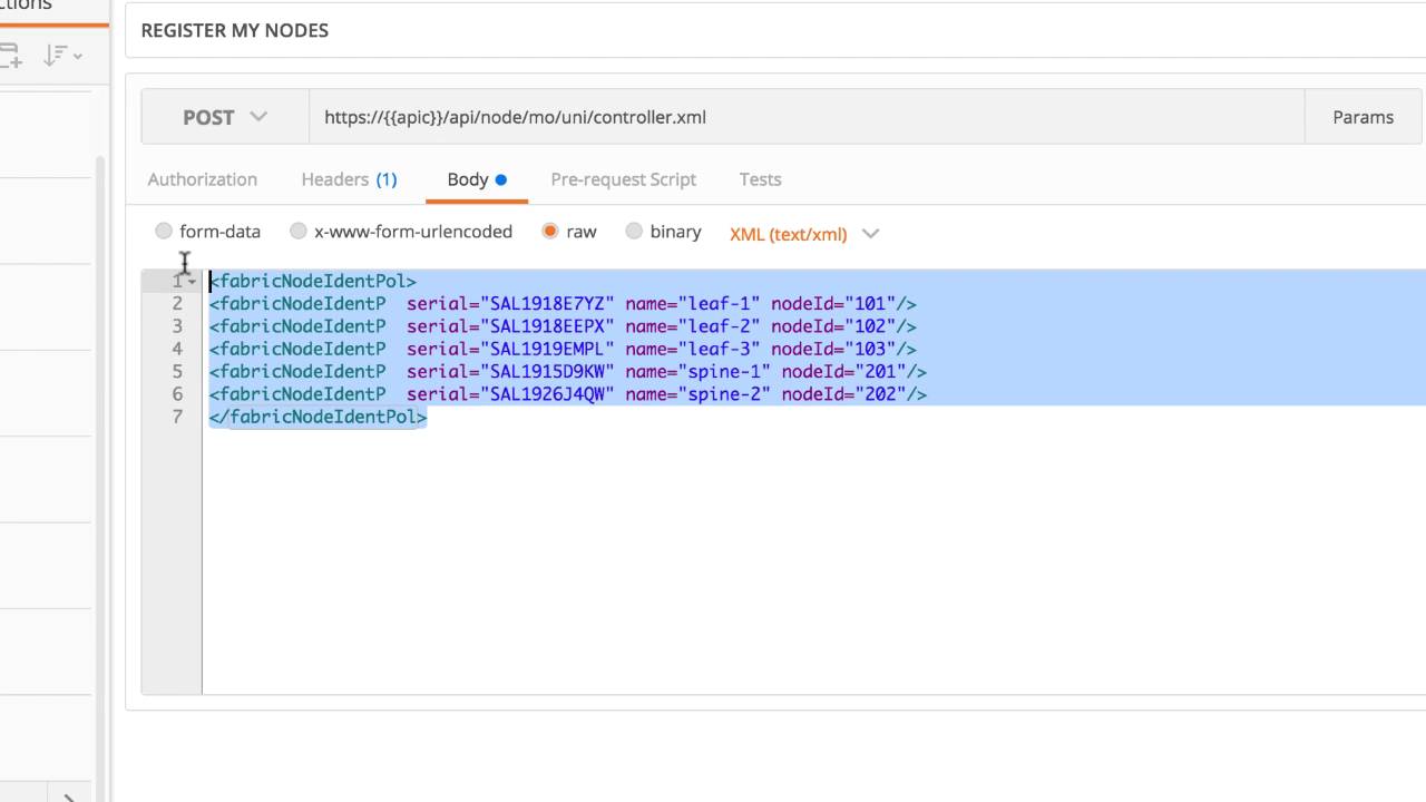 Intro to Cisco ACI Programming Series Part One:  Intro to Google Postman
