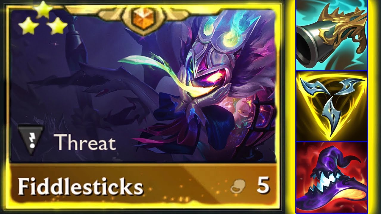 Ornn items Fiddlesticks ⭐⭐⭐ 3 Star Goes Crazy Damage | TFT SET 8.5