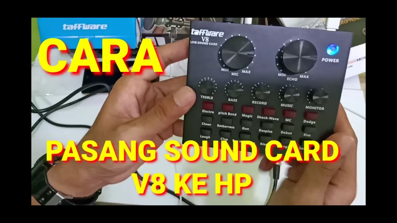 CARA MUDAH PASANG SOUND CARD V8 KE HP ANDROID