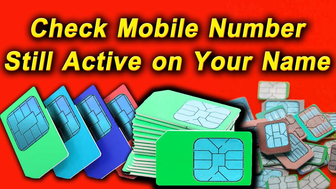 Check Mobile Number Still Active on Your Name in India | How many SIM cards are there in your name?