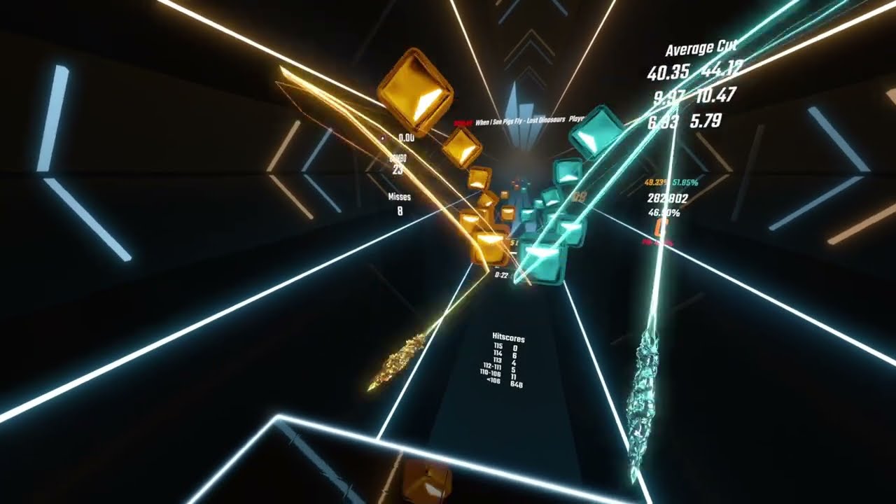 [Beat Saber] soni || When I See Pigs Fly - 49.22% - Level 34 Jumps