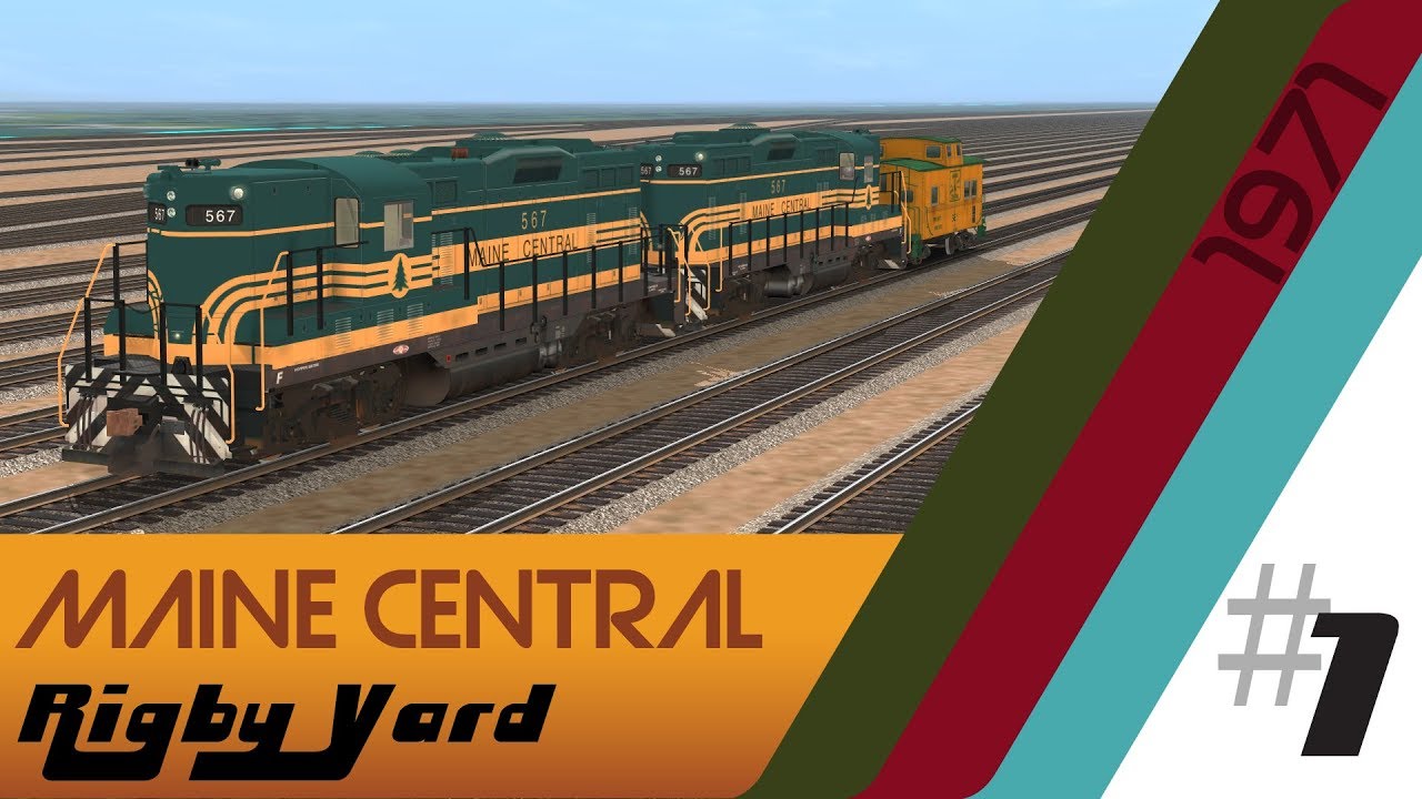 Maine Central, 1971, #1 - Rigby Yard