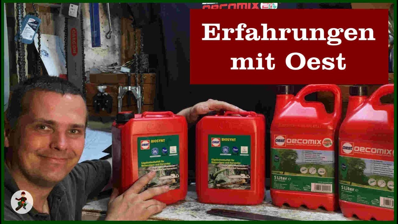 Erfahrungen mit Oecomix und Kettenhaftöl von Oest
