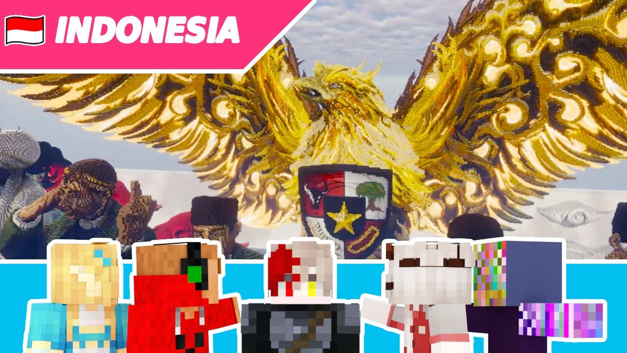 Indonesia winning map | MrBeast Minecraft Map Tour 06