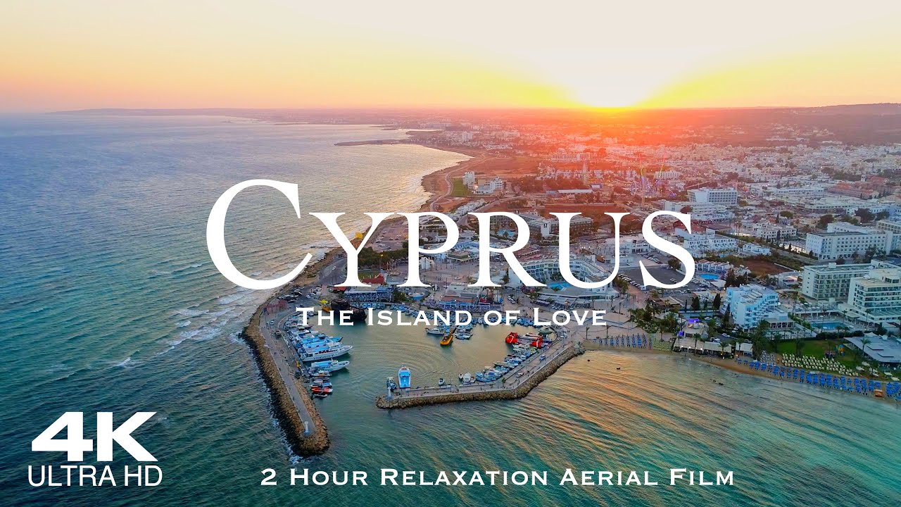 [4K] CYPRUS 2026 🇨🇾 Κύπρος | 2 HOUR Drone Aerial Ambient Relaxation Film of Λευκωσία Kibris Lefkoşa