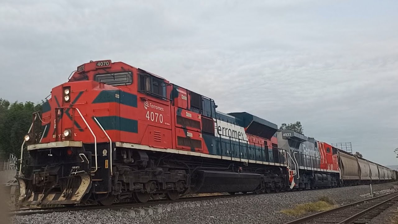 Sorprendente Tráfico de trenes en la via Nogales-Guadalajara!