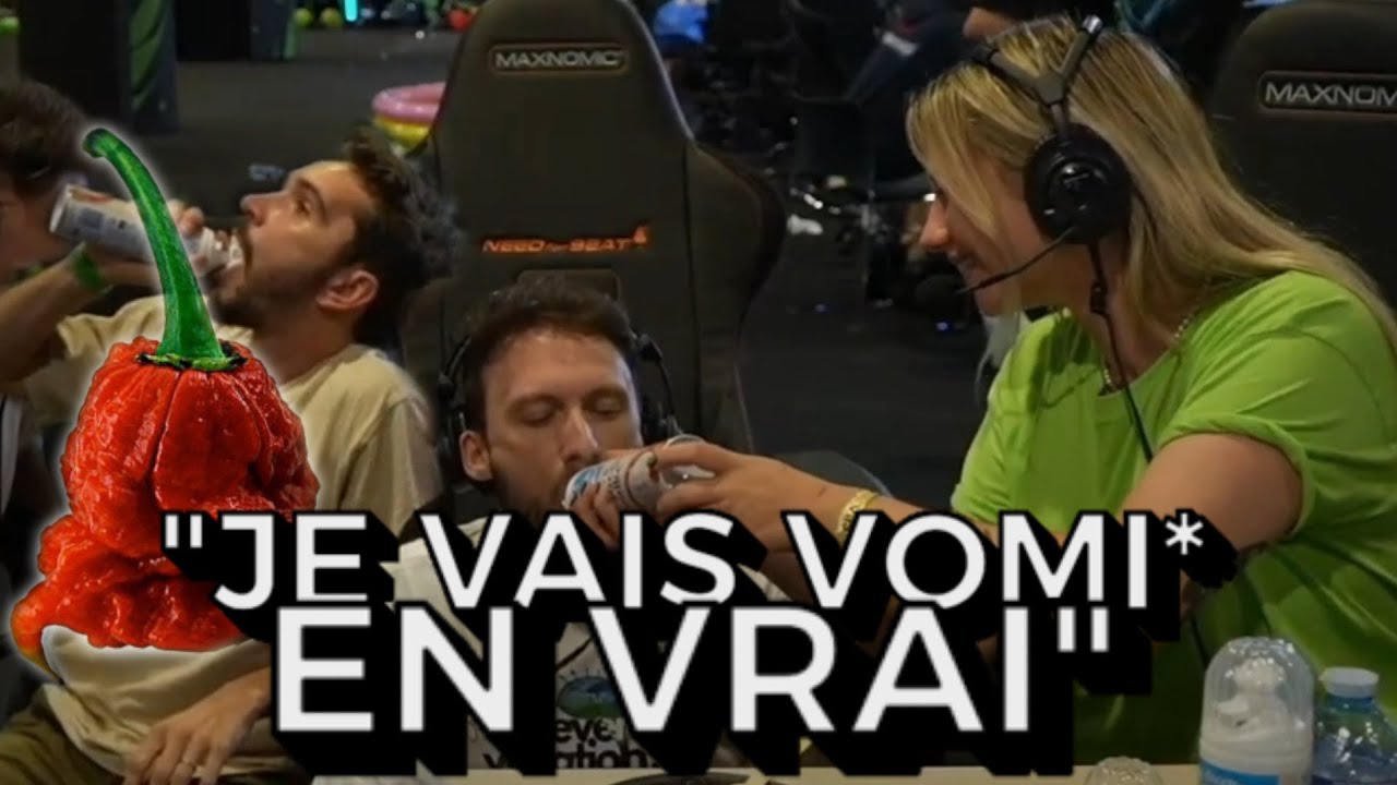 BAGHERA DOMINGO ET LAINK MANGENT LE PIMENT LVL-MAX BAGHERA RENTRE EN FOU RIRE