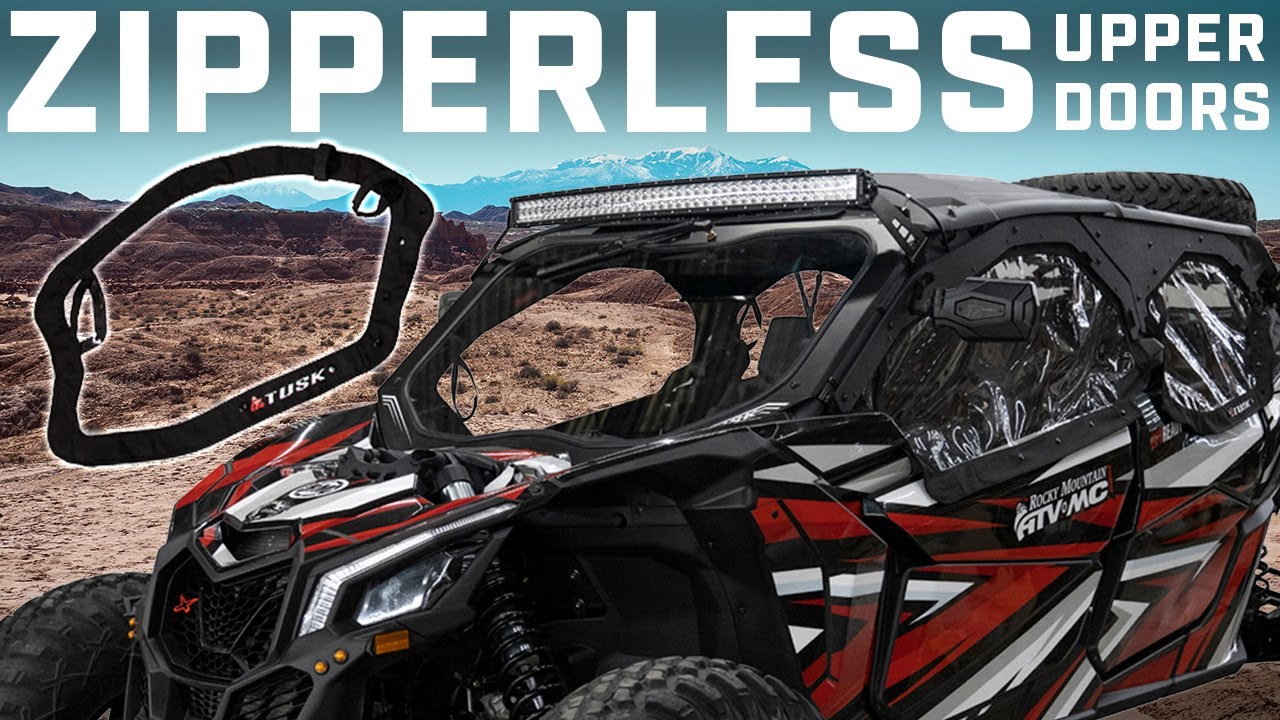 Tusk Zipperless Upper Doors | Can-Am Maverick X3 Max