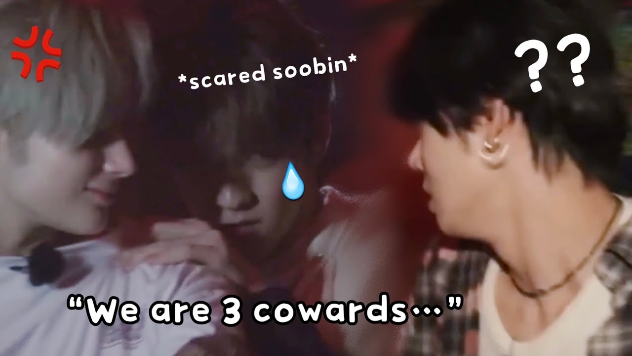 TXT being a mess and scaredy-cat for 7 mins straight