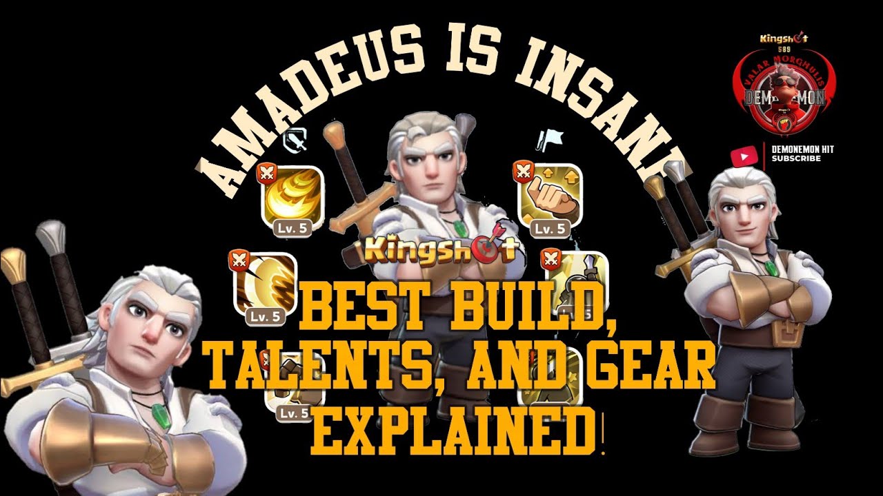 Amadeus Kingshot – The Strongest G1 Infantry Hero? Full Guide!”