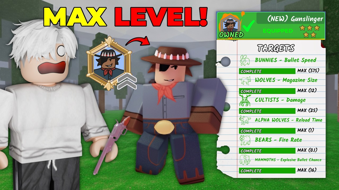 Aku Review KELAS GUNSLINGER Dan Jadikan Level MAKSIMAL... Ternyata SUPER OP !!