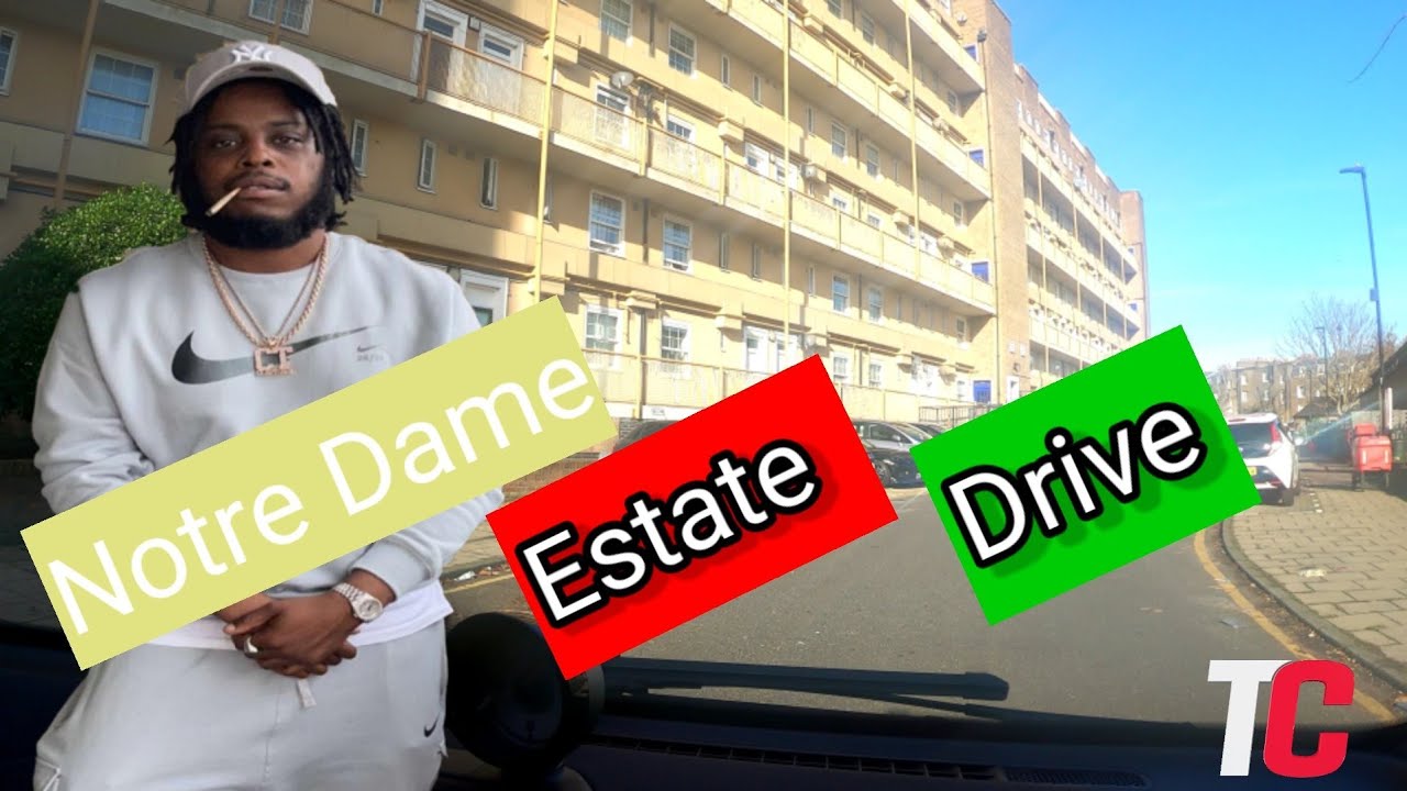 #CT Nortre Dame Estate Drive In Clapham Sw4 Home To Drill Rapper CT Perm| LONDON HOODS IN 4K