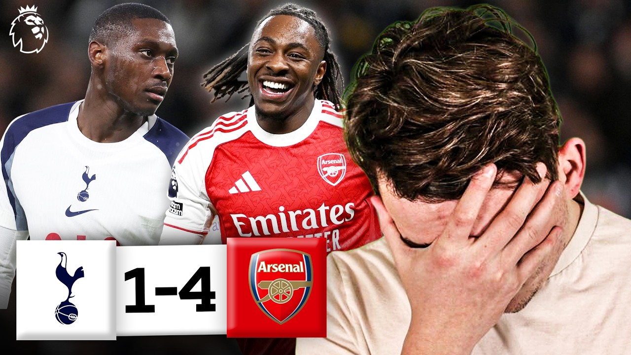ABSOLUTELY EMBARRASSING🤬! I AM F *KING FUMING!!  Arsenal 4-1 Tottenham