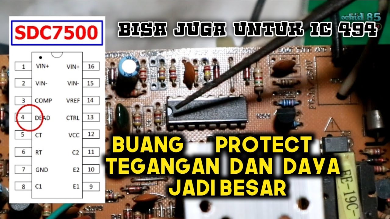 CARA MENGHILAGKAN PROTEK POWER SUPPLY KOMPUTER
