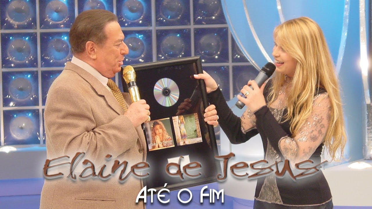 Elaine de Jesus no Raul Gil - 2002