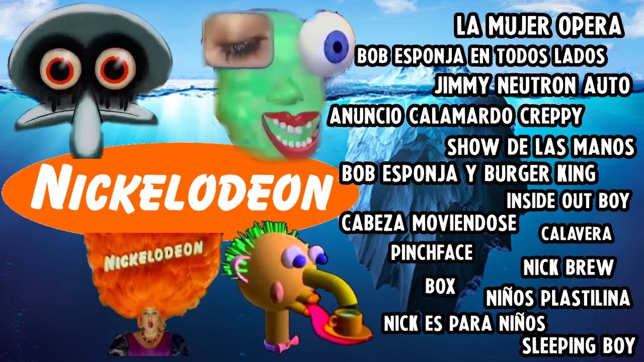 EL ICEBERG de LOS COMERCIALES EXTRAÑOS de NICKELODEON