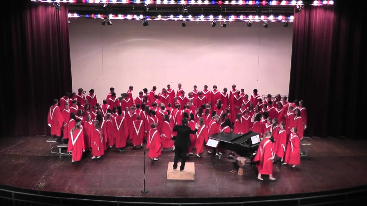 Austin (MN) High School Concert Choir - Mojuba and Red, Red Rose - Fall Concert 2012