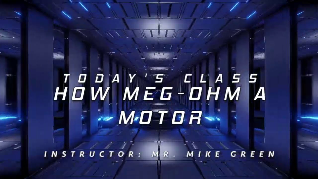 Smart Academy HVAC102 - How to Meg Ohm a Motor