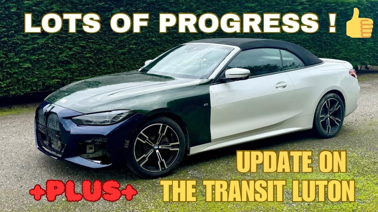 REPAIRING A CRASH DAMAGED BMW 420 G SERIES CONVERTIBLE PT3