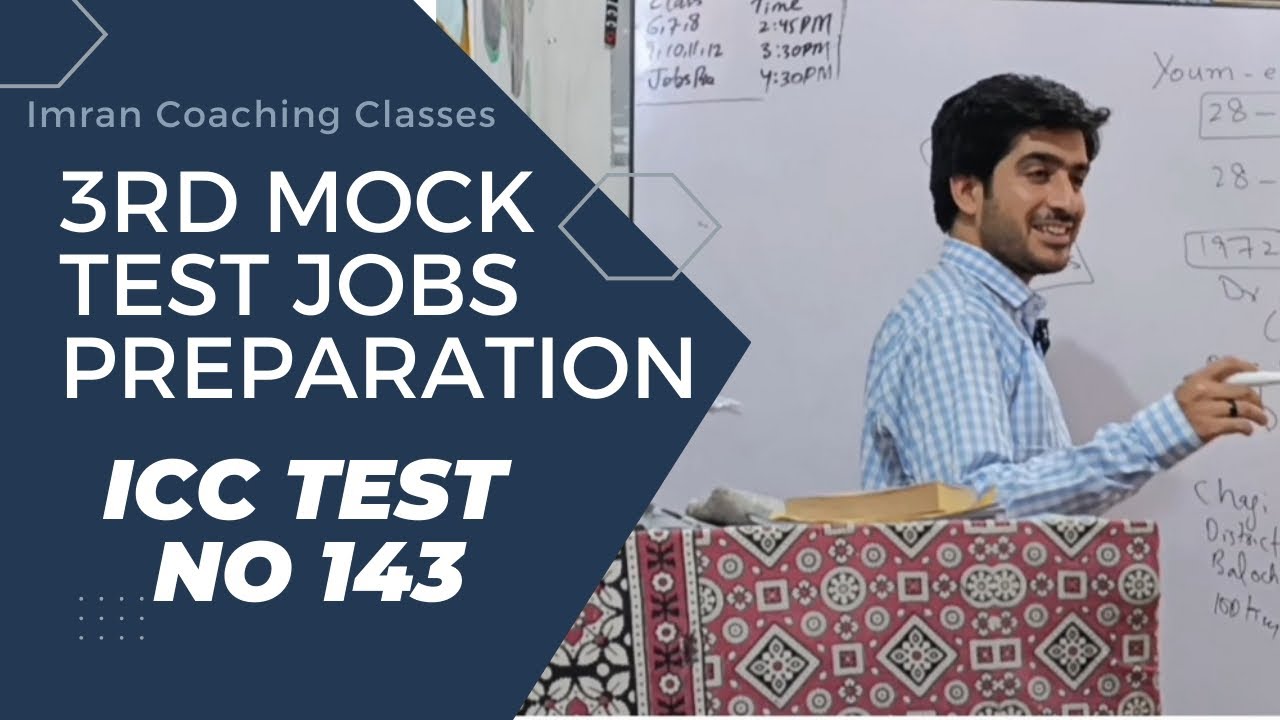 Reasoning Aptitude | ICC Test 143 | 3rd Mock Test | For all kinds of tests.
