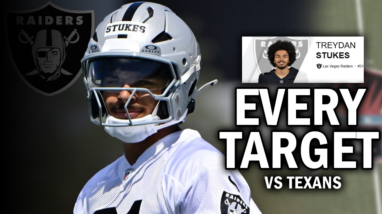Treydan Stukes Snaps vs Texans | Preseason Week 2 (2026)