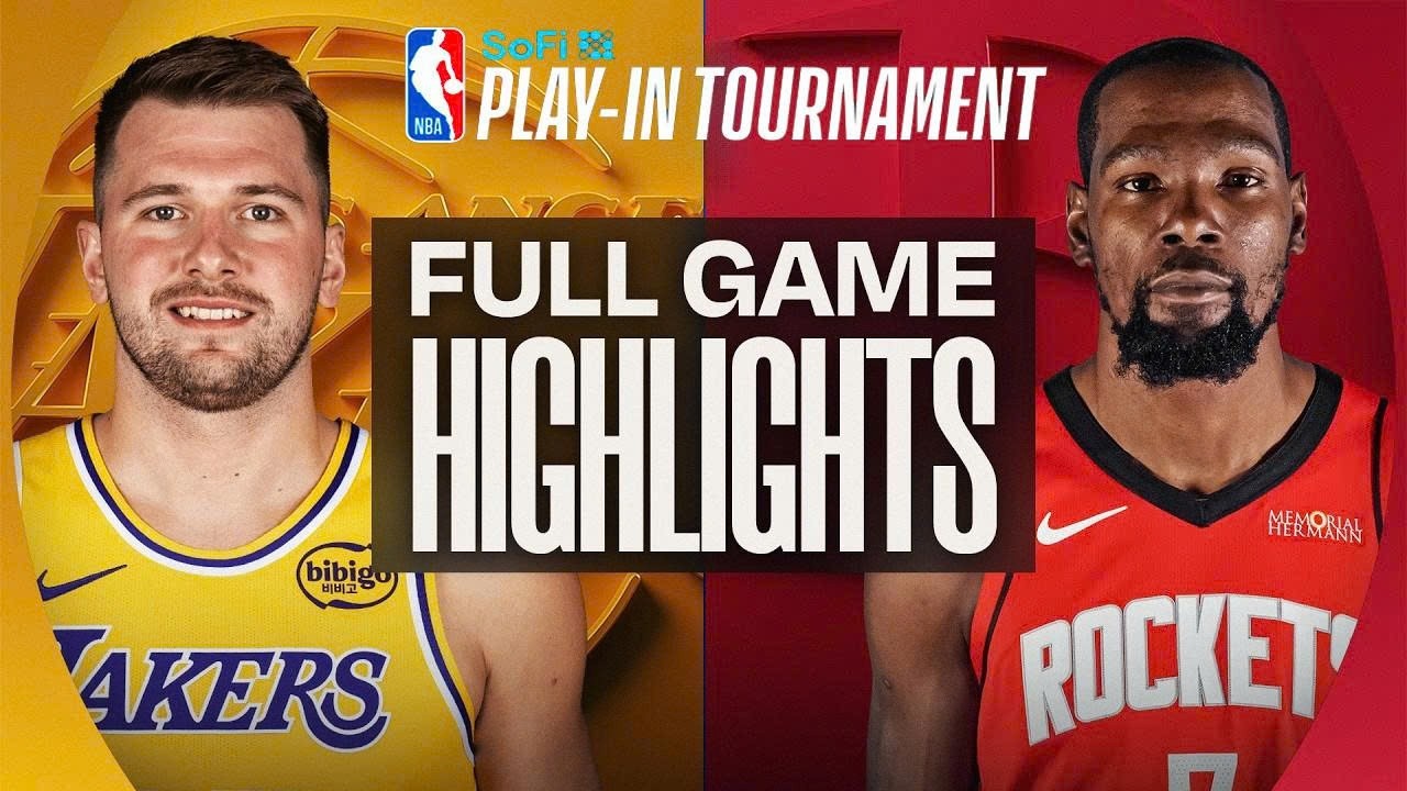 Los Angeles Lakers vs Houston Rockets Full Game Highlights - April 15,2026 | NBA PLAY IN