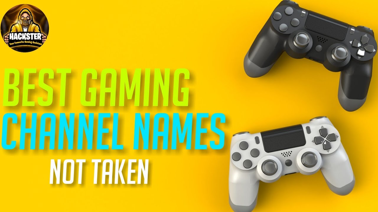 Top 20 Unique Gaming channel name ideas 2020 | For YouTube | [ Not taken ]