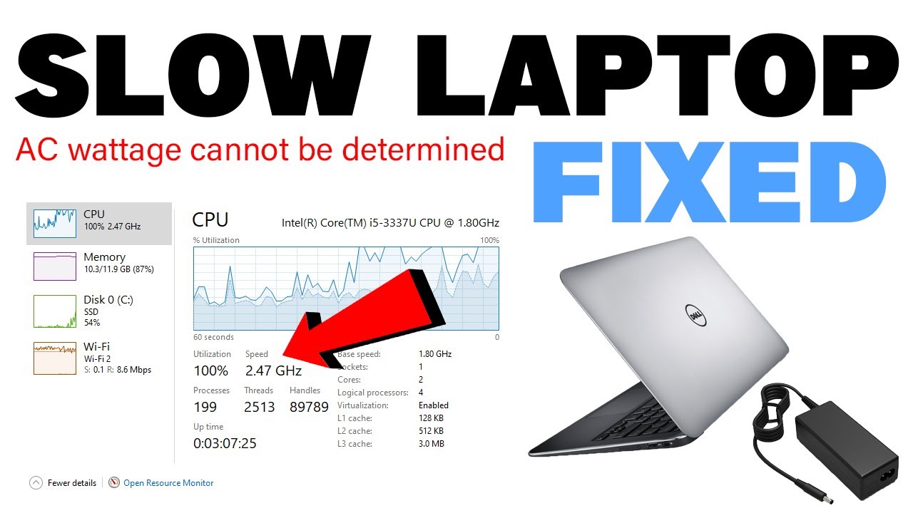 How to fix Slow Dell Laptop 