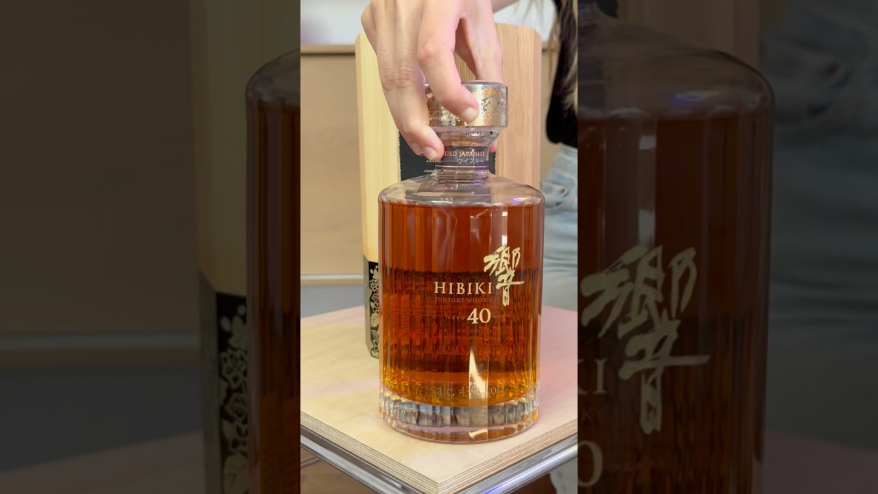 Hibiki 40 Years Old - one of the rarest and most prestigious Japanese whiskies ever crafted. 🇯🇵✨
