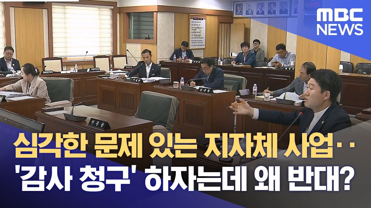 공익 감사하자고 했지만···다른 청도군 의원들이 반대? (2025.08.25/뉴스데스크/대구MBC)