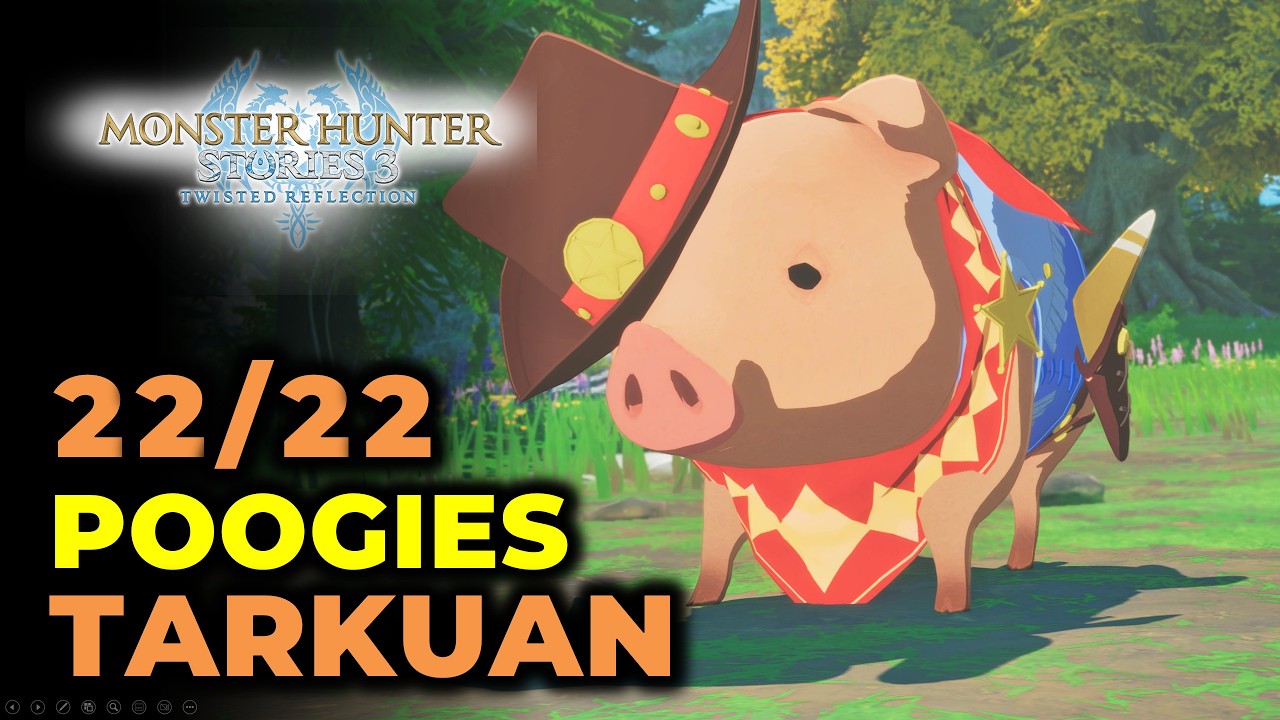 Tarkuan - All 22 Poogies Location | Monster Hunter Stories 3 Twisted Reflection
