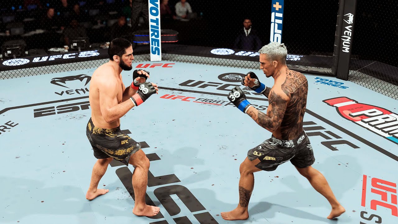 UFC 5 PS5 - Чарльз Оливейра против Ислама Махачева | Чемпионат UFC в лёгком весе (4K ULTRA HD)