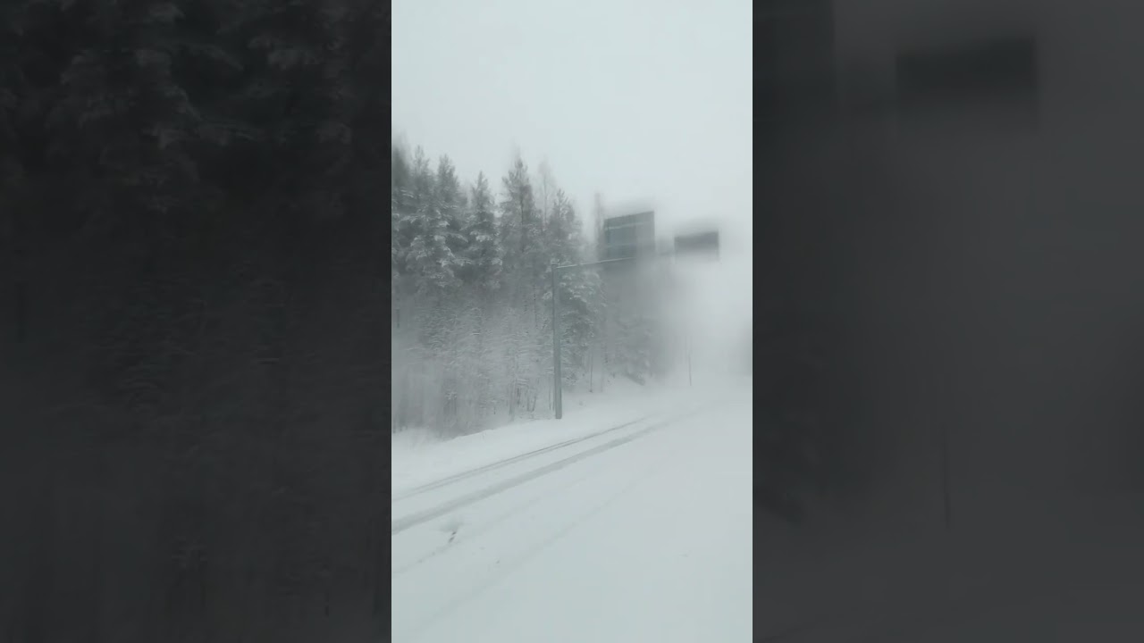 danger ahead #finland #snow #storm