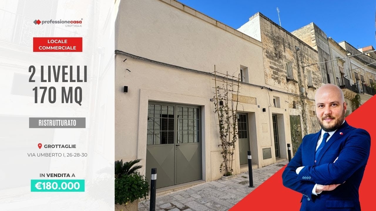 Locale commerciale in Via Umberto I 26/30, Grottaglie