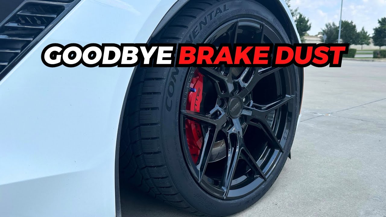 How To Install PowerStop Z26 Ceramic Brake Pads | Goodbye C7 Z06 Brake Dust.