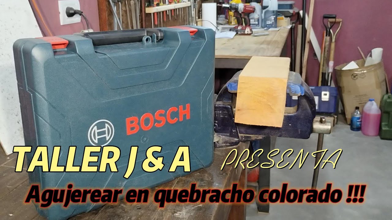 Taladros Einhell (TE-CD 18/2 Li), Bosch (GSR 180-LI 18V) VS Quebrachos Blanco y Colorado