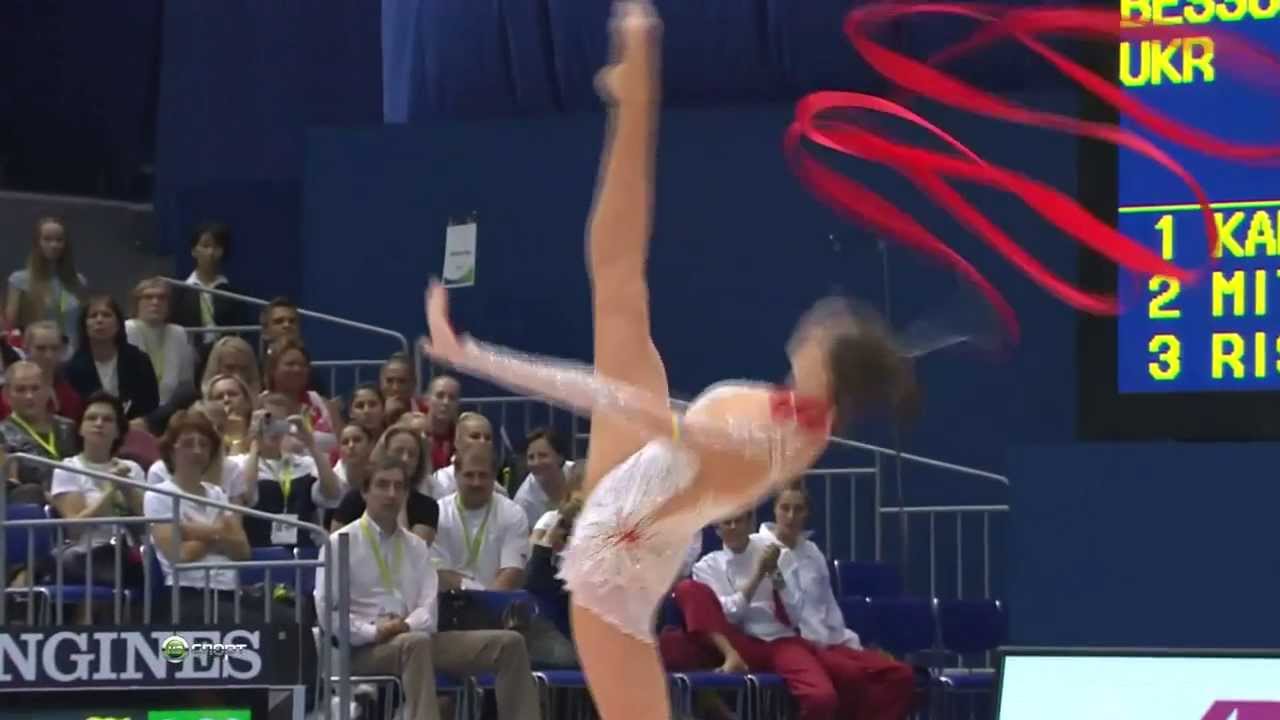 Anna Bessonova Ribbon Final 2009 World Championships (HD)