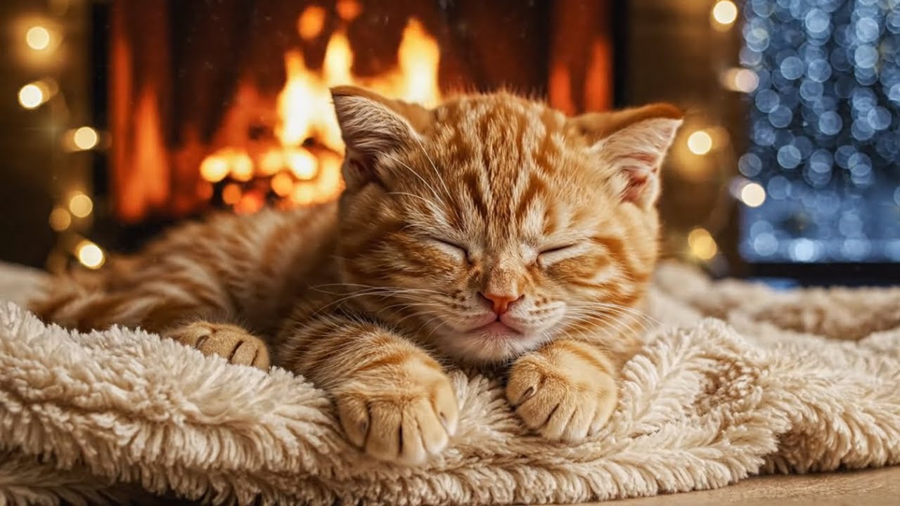 Soft Piano Music for Cats 🐾 Promotes Deep Healing Sleep | 8 Hours Loop