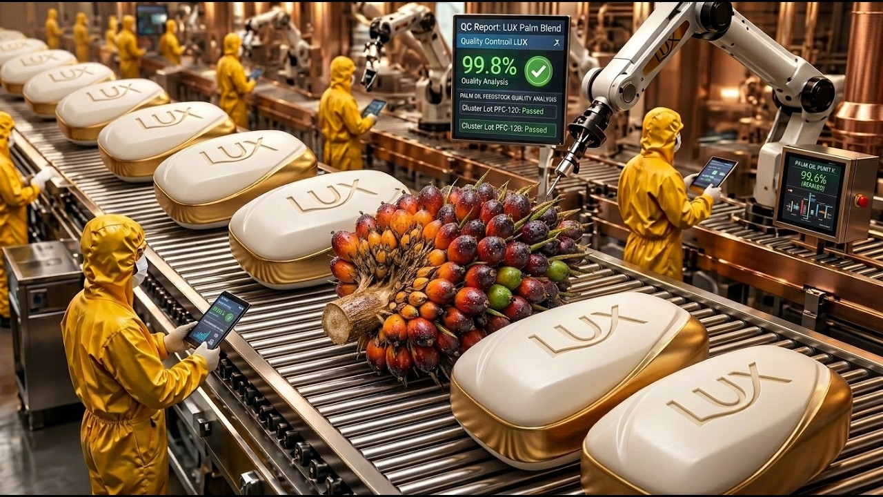 How This Factory Produces 10 Million Lux Soap Bars Every Single Day