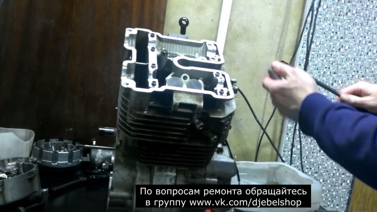 Сборка двигателя Suzuki Djebel 250