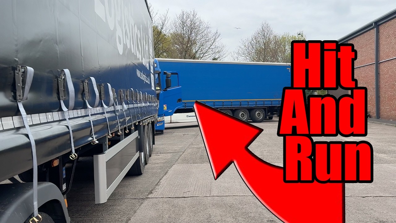 No Way he Just Drove Off .... HGV Hit and Run  | Vlog 522