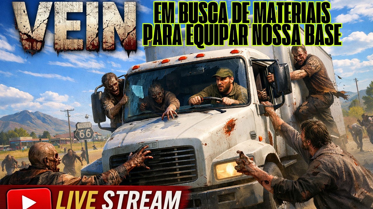 //🔴 LIVE VEIN 🔴 AO VIVO E TRADUZIDO em PT BR | Explorando um apocalipse brutal  😱💥 //