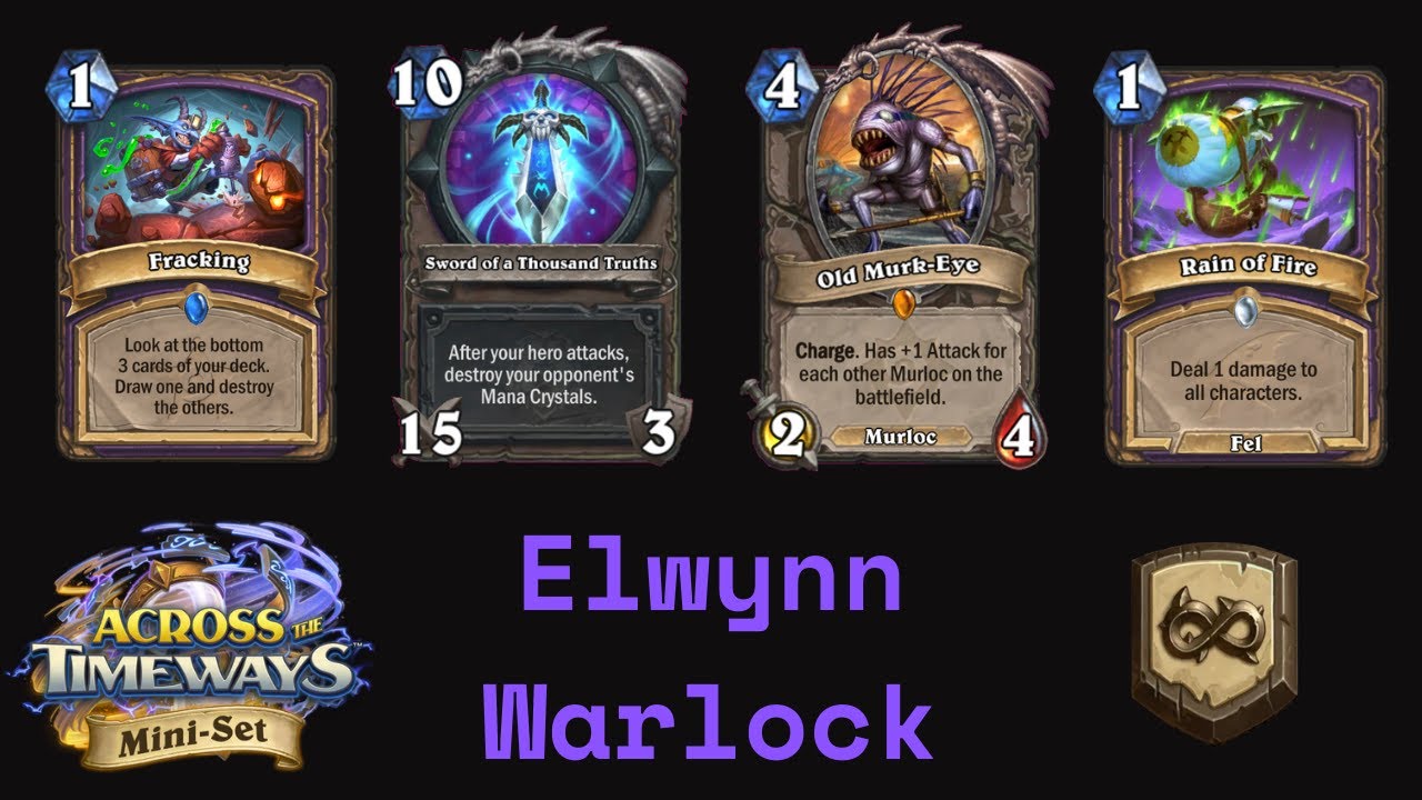 Elwynn Warlock, Difficult Deck To Play! (Hearthstone Wild)