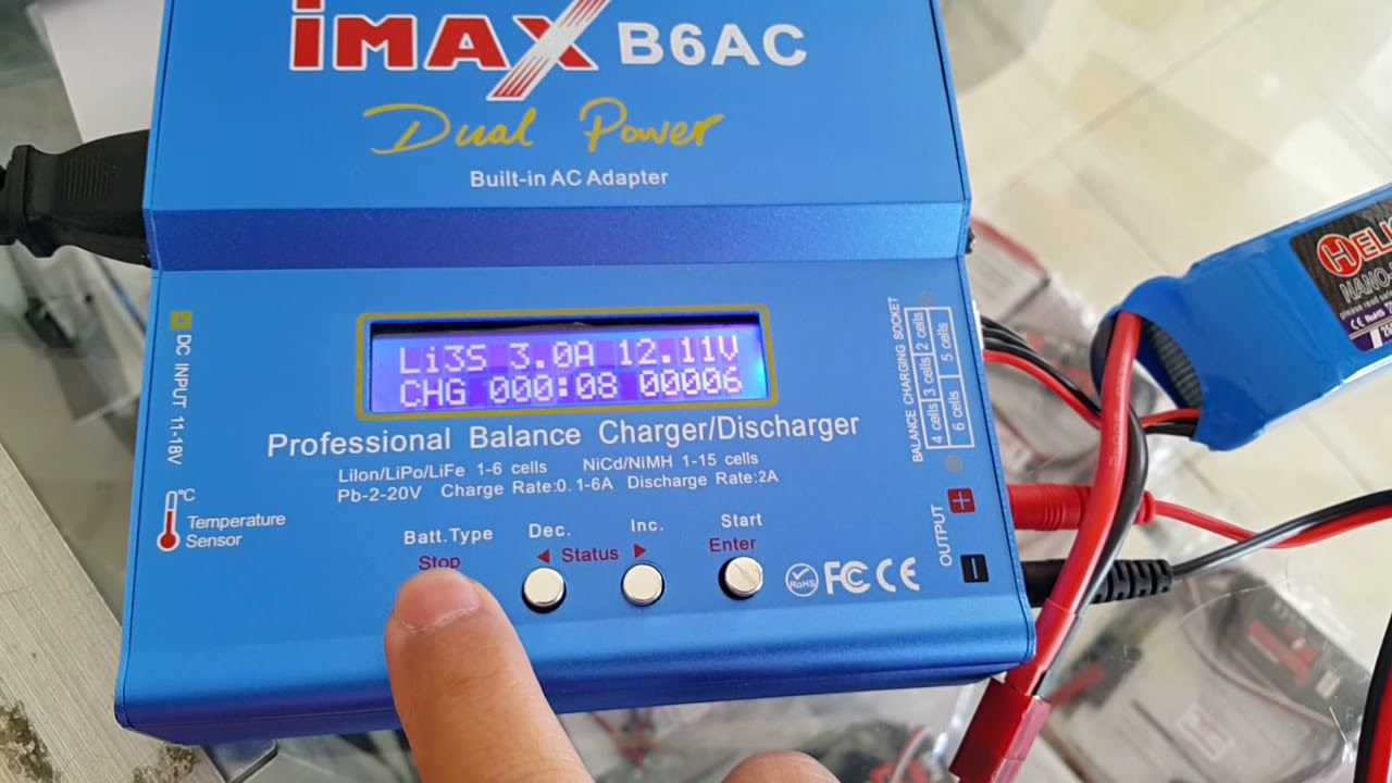 แนะนำการใช้งานเครื่องชาร์ต IMAX B6 AC ก่อนส่งคุณ Champ ครับ