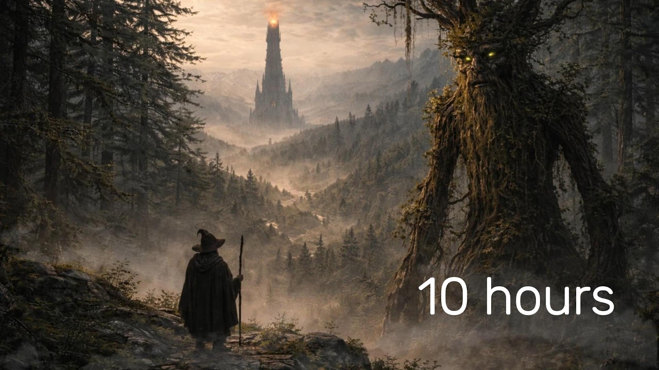 10 Hours of Calm Orchestral Medieval Fantasy Music | The Complete Journey (Study & Relax)